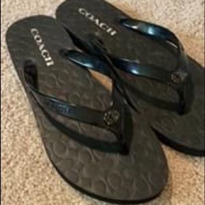Coach flip flops 7-8 NEW Authentic